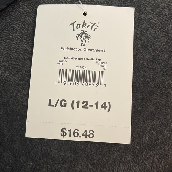 NWT: Black, Gold and Silver Two piece Tahiti Swim suit👙🖤 - Picture 10 of 12